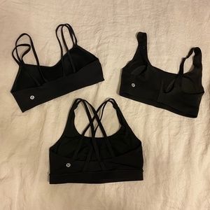 3 size 6 Lululemon bras